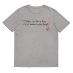 "Il faut se faire fou, c’est encore le plus sage." Tee-shirt éco-friendly – Image 5