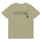 "Il faut se faire fou, c’est encore le plus sage." Tee-shirt éco-friendly – Image 11