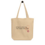 "Il faut se faire fou, c’est encore le plus sage." Tote bag éco-friendly