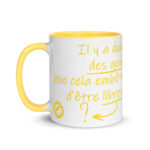 "Il y a donc des gens que cela embête d’être libres." Mug coloré – Image 6