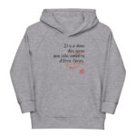 "Il y a donc des gens que cela embête d’être libres." Sweat à capuche éco-friendly enfant