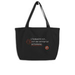 "L’Humanité est… est une entreprise surhumaine." Shopping bag éco-friendly – Image 2