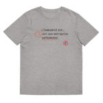 "L’Humanité est… est une entreprise surhumaine." Tee-shirt éco-friendly – Image 4