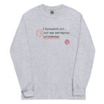 "L’Humanité est… est une entreprise surhumaine." Manches longues – Image 2