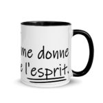 "Ce mug me donne de l’esprit." Mug coloré – Image 8