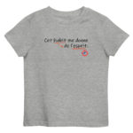 "Cet habit me donne de l’esprit." Tee-shirt éco-friendly enfant – Image 4