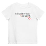 "Cet habit me donne de l’esprit." Tee-shirt éco-friendly enfant – Image 2