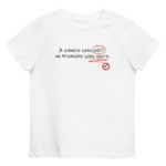 "À vaincre sans péril, on triomphe sans gloire." Tee-shirt éco-friendly enfant