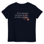 "Je ne veux rien, je n’ai besoin de rien ; je n’aime personne…" Tee-shirt éco-friendly enfant