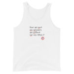 "Pour qui sont ces serpents qui sifflent sur vos têtes ?" Débardeur – Image 4