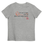 "On est si bien, tout nu dans une large chaise." Tee-shirt éco-friendly enfant – Image 2