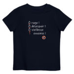 "Ô rage ! Ô désespoir ! Ô vieillesse ennemie !" Tee-shirt éco-friendly enfant – Image 3