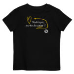 "Rodrigue, as-tu du cœur ?" Tee-shirt éco-friendly enfant