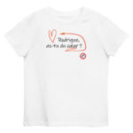 "Rodrigue, as-tu du cœur ?" Tee-shirt éco-friendly enfant – Image 3