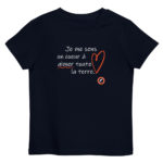 "Je me sens un cœur à aimer toute la terre." Tee-shirt éco-friendly enfant – Image 5