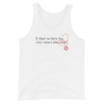 "Il faut se faire fou, c’est encore le plus sage." Débardeur – Image 4