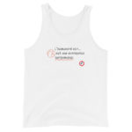 "L’Humanité est… est une entreprise surhumaine." Débardeur