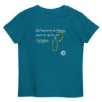 "Qu’importe le flacon, pourvu qu’on ait l’ivresse." Tee-shirt éco-friendly enfant – Image 5