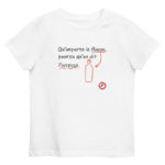 "Qu’importe le flacon, pourvu qu’on ait l’ivresse." Tee-shirt éco-friendly enfant – Image 3