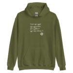 "Pour qui sont ces serpents qui sifflent sur vos têtes ?" Sweat à capuche – Image 7