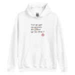 "Pour qui sont ces serpents qui sifflent sur vos têtes ?" Sweat à capuche – Image 5