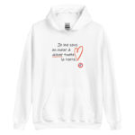 "Je me sens un cœur à aimer toute la terre." Sweat à capuche