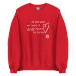 "Je me sens un cœur à aimer toute la terre." Sweatshirt – Image 8