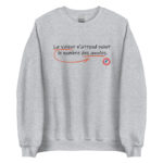 "La valeur n’attend point le nombre des années." Sweatshirt – Image 2