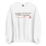 "La valeur n’attend point le nombre des années." Sweatshirt – Image 4