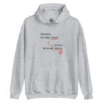"Déplaire est mon plaisir. J’aime qu’on me haïsse." Sweat à capuche – Image 4
