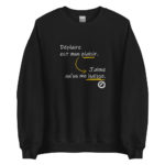 "Déplaire est mon plaisir. J’aime qu’on me haïsse." Sweatshirt – Image 5