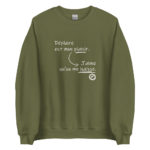 "Déplaire est mon plaisir. J’aime qu’on me haïsse." Sweatshirt – Image 7