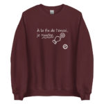 "À la fin de l’envoi, je touche." Sweatshirt – Image 7