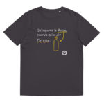 "Qu’importe le flacon, pourvu qu’on ait l’ivresse." Tee-shirt éco-friendly – Image 5