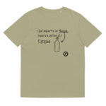 "Qu’importe le flacon, pourvu qu’on ait l’ivresse." Tee-shirt éco-friendly – Image 9