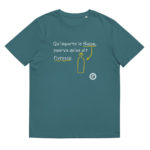 "Qu’importe le flacon, pourvu qu’on ait l’ivresse." Tee-shirt éco-friendly – Image 10