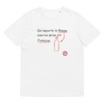 "Qu’importe le flacon, pourvu qu’on ait l’ivresse." Tee-shirt éco-friendly – Image 6