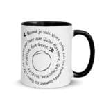 "Quand je vois vivre entre eux les hommes…" Mug coloré – Image 7