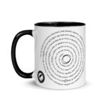 "Tous les hommes sont menteurs, inconstants, faux, bavards, hypocrites…" Mug coloré