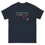 "À la fin de l’envoi, je touche." Tee-shirt – Image 2