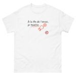 "À la fin de l’envoi, je touche." Tee-shirt