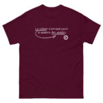 "La valeur n’attend point le nombre des années." Tee-shirt