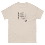 "Ô rage ! Ô désespoir ! Ô vieillesse ennemie !" Tee-shirt