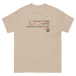 "On est si bien, tout nu dans une large chaise." Tee-shirt – Image 7