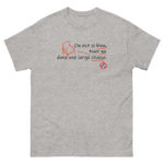 "On est si bien, tout nu dans une large chaise." Tee-shirt – Image 3