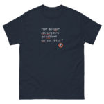"Pour qui sont ces serpents qui sifflent sur vos têtes ?" Tee-shirt – Image 3
