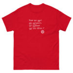 "Pour qui sont ces serpents qui sifflent sur vos têtes ?" Tee-shirt – Image 8