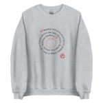 "Quand je vois vivre entre eux les hommes…" Sweatshirt – Image 2